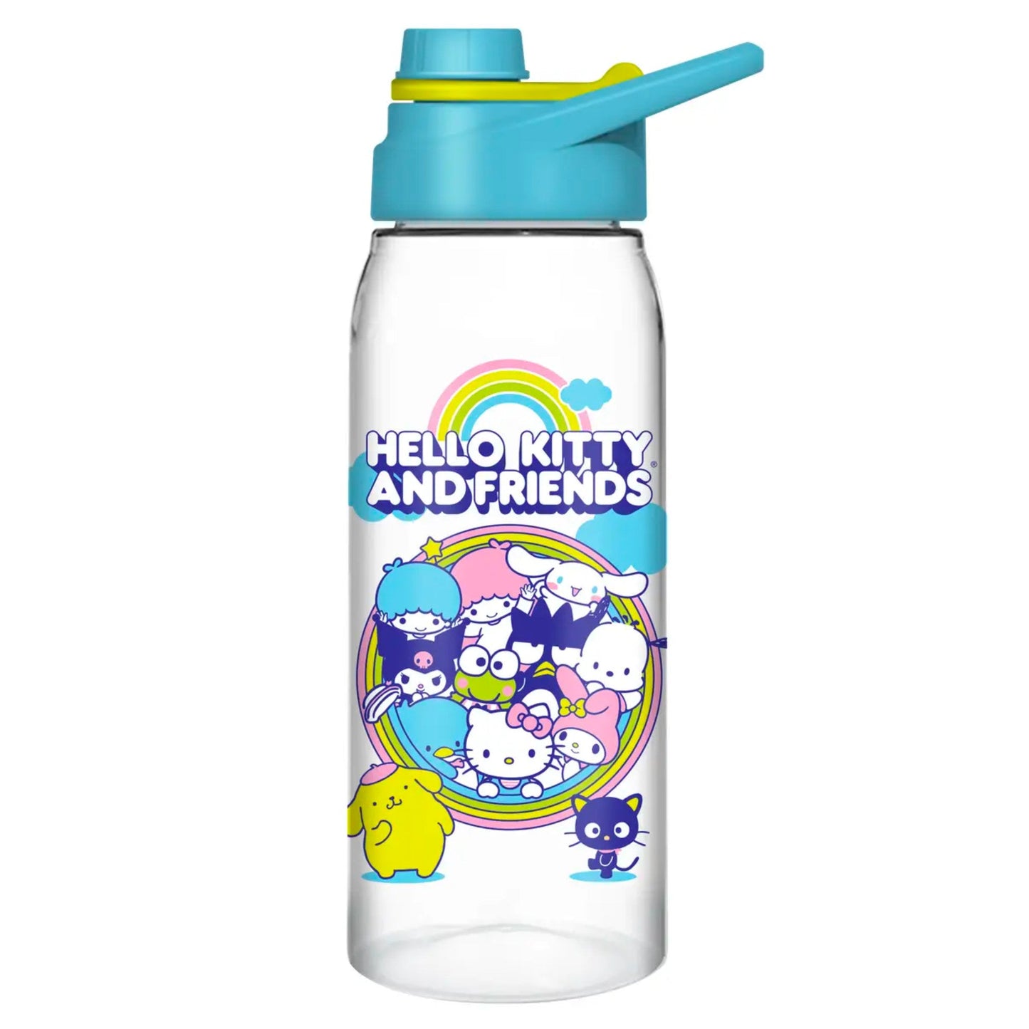 SANRIO RAINBOW 28OZ WATER BOTTLE W/ SCREW LID