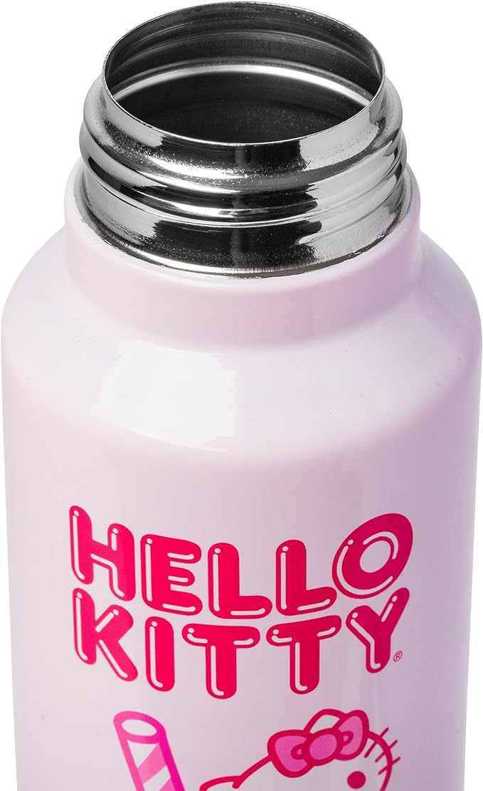 HELLO KITTY KAWAII MILK 27OZ. STAINLESS STEEL WATER BOTTLE