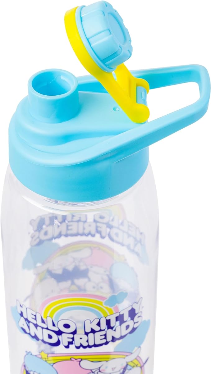 SANRIO RAINBOW 28OZ WATER BOTTLE W/ SCREW LID