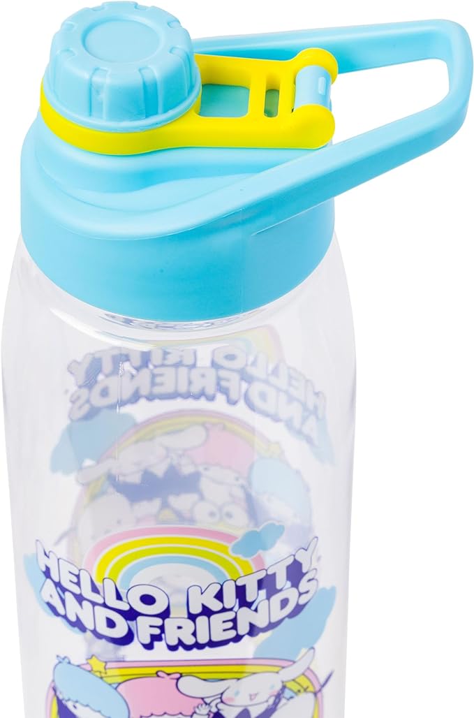 SANRIO RAINBOW 28OZ WATER BOTTLE W/ SCREW LID