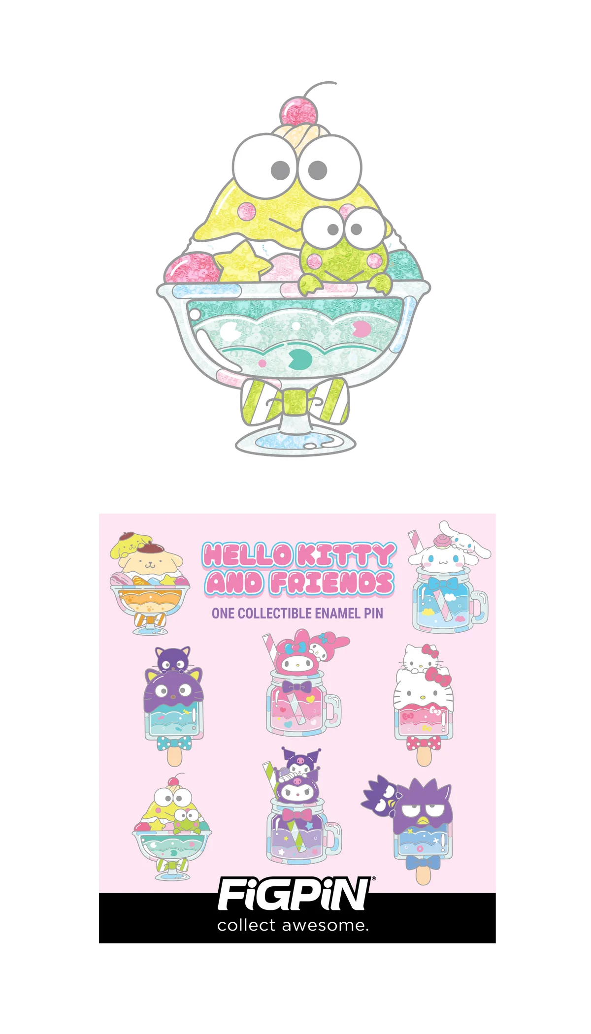 HELLO KITTY AND FRIENDS MYSTERY FIGPIN MINI SERIES 6 *BLIND BOX*