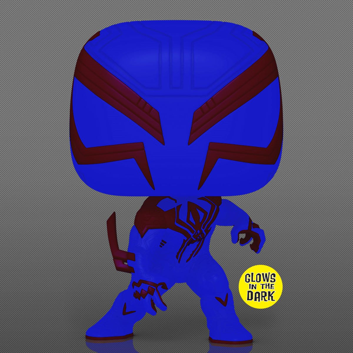 SPIDER-MAN ACROSS THE SPIDER-VERSE SPIDER-MAN 2099 GLOW-IN-THE-DARK POP!VINYL FIGURE #1267 - ENTERTAINMENT EARTH EXCL.