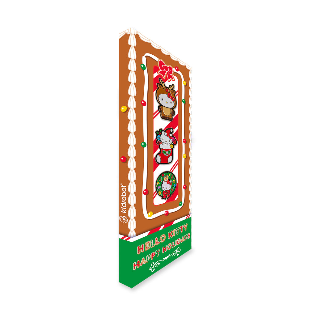 HELLO KITTY HOLIDAY 1.5" ENAMEL PIN SET