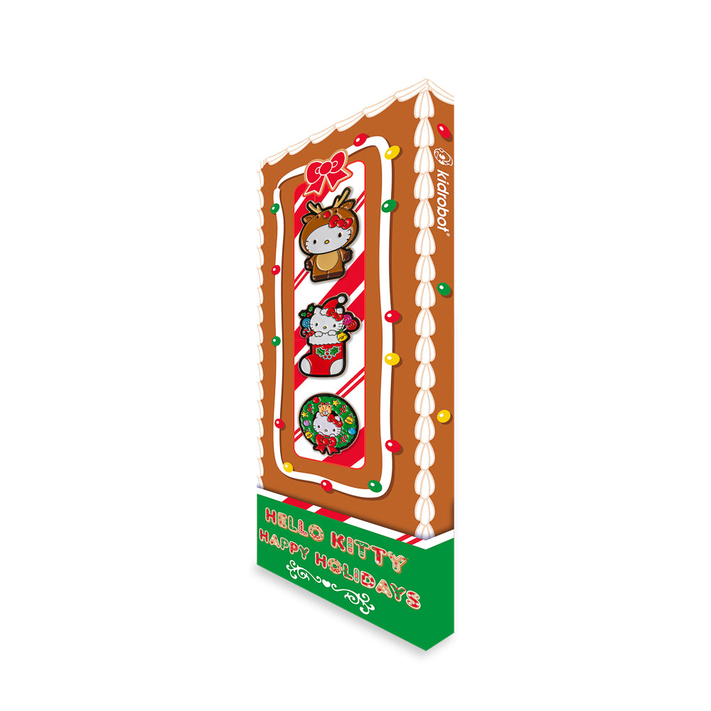 HELLO KITTY HOLIDAY 1.5" ENAMEL PIN SET