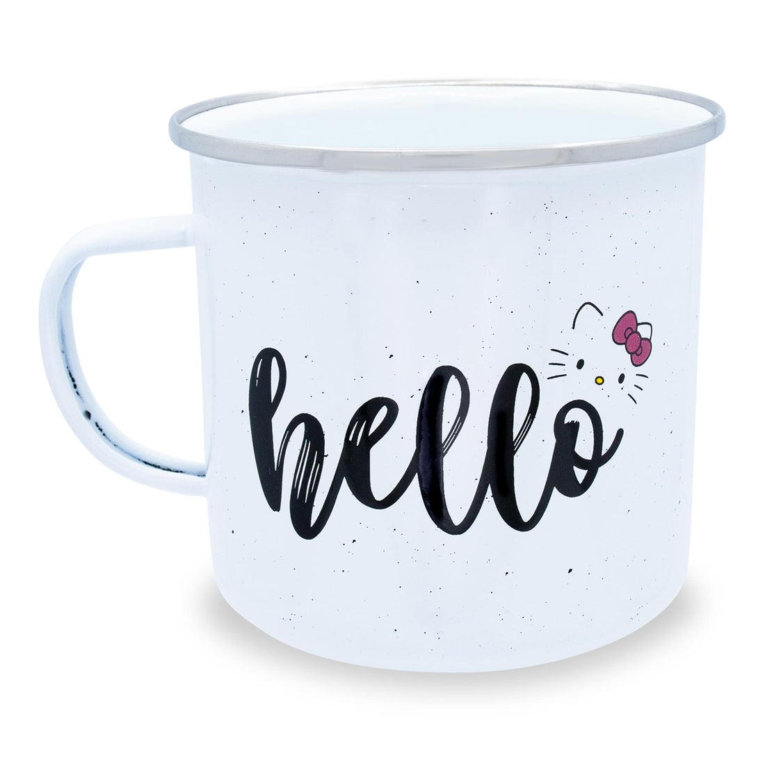 HELLO KITTY HELLO WAX RESIST 20OZ CERAMIC CAMPER MUG