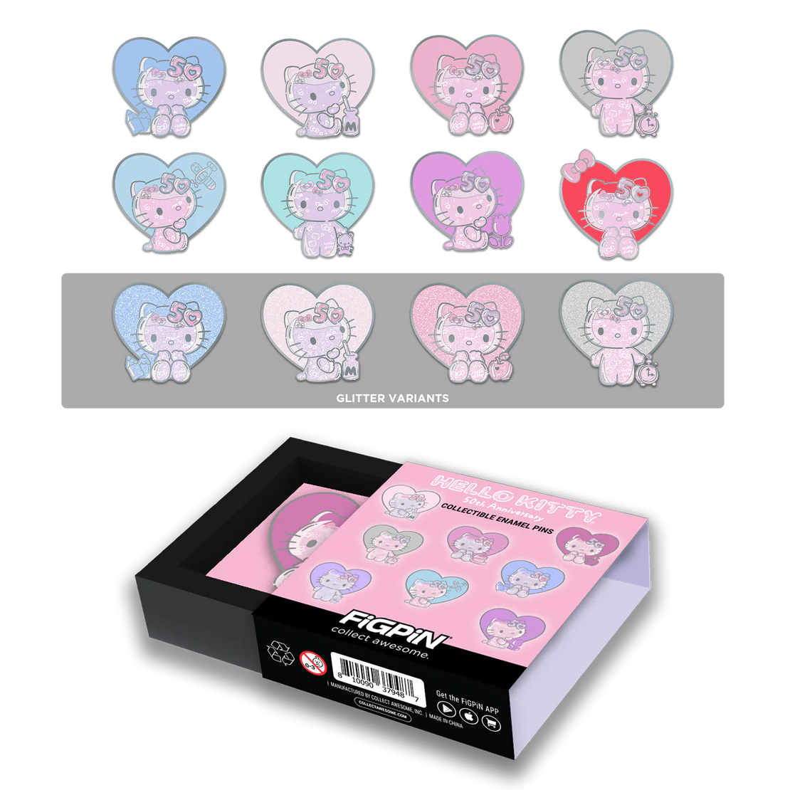 HELLO KITTY 50TH ANNIVERSARY MYSTERY FIGPIN MINI SERIES 5 *BLIND BOX*
