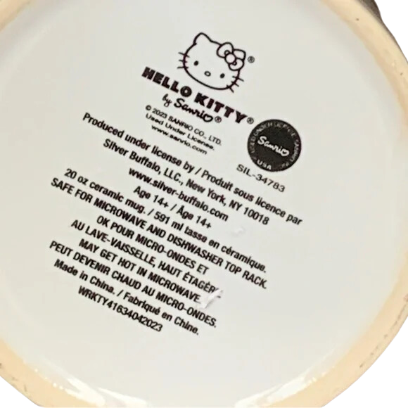 HELLO KITTY 20OZ CERAMIC MUG