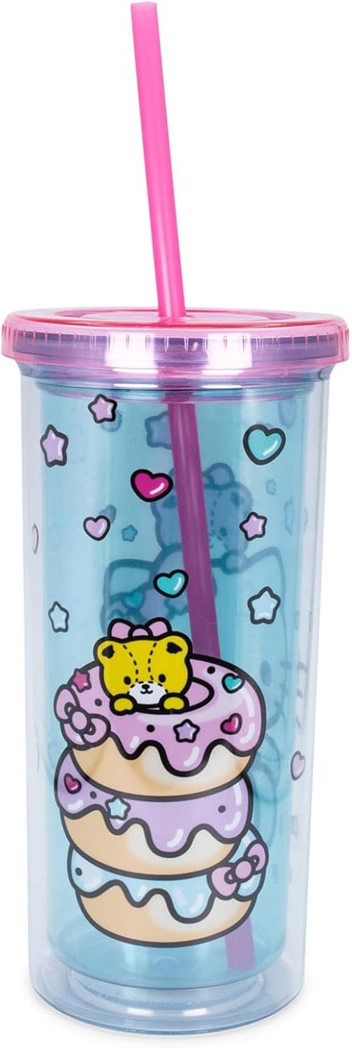 HELLO KITTY DONUTS SWEETS 20OZ. PLASTIC TALL COLD CUP