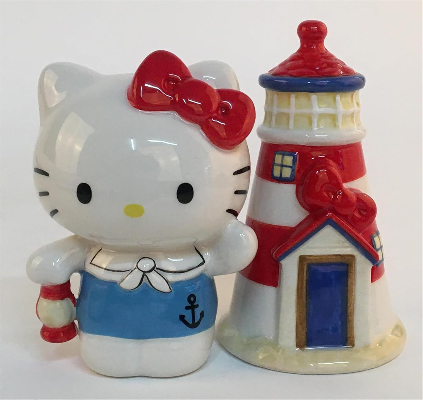 HELLO KITTY LIGHTHOUSE SALT AND PEPPER SET