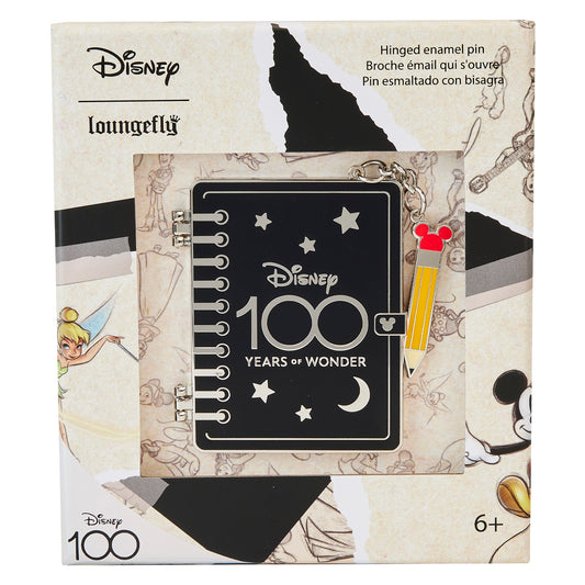 DISNEY100 SKETCHBOOK 3" COLLECTOR BOX PIN