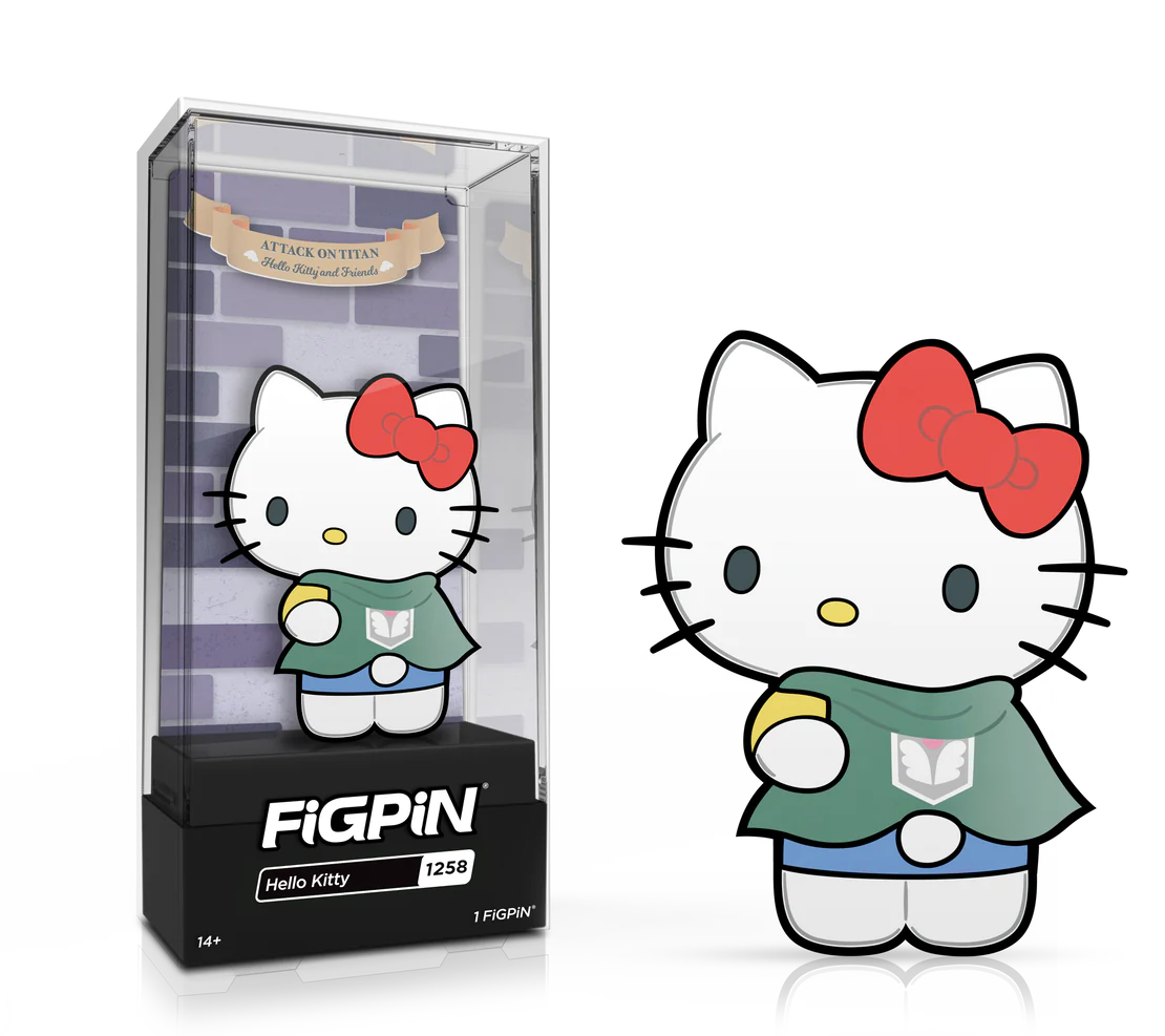 ATTACK ON TITAN X SANRIO-HELLO KITTY (1258) FIGPIN