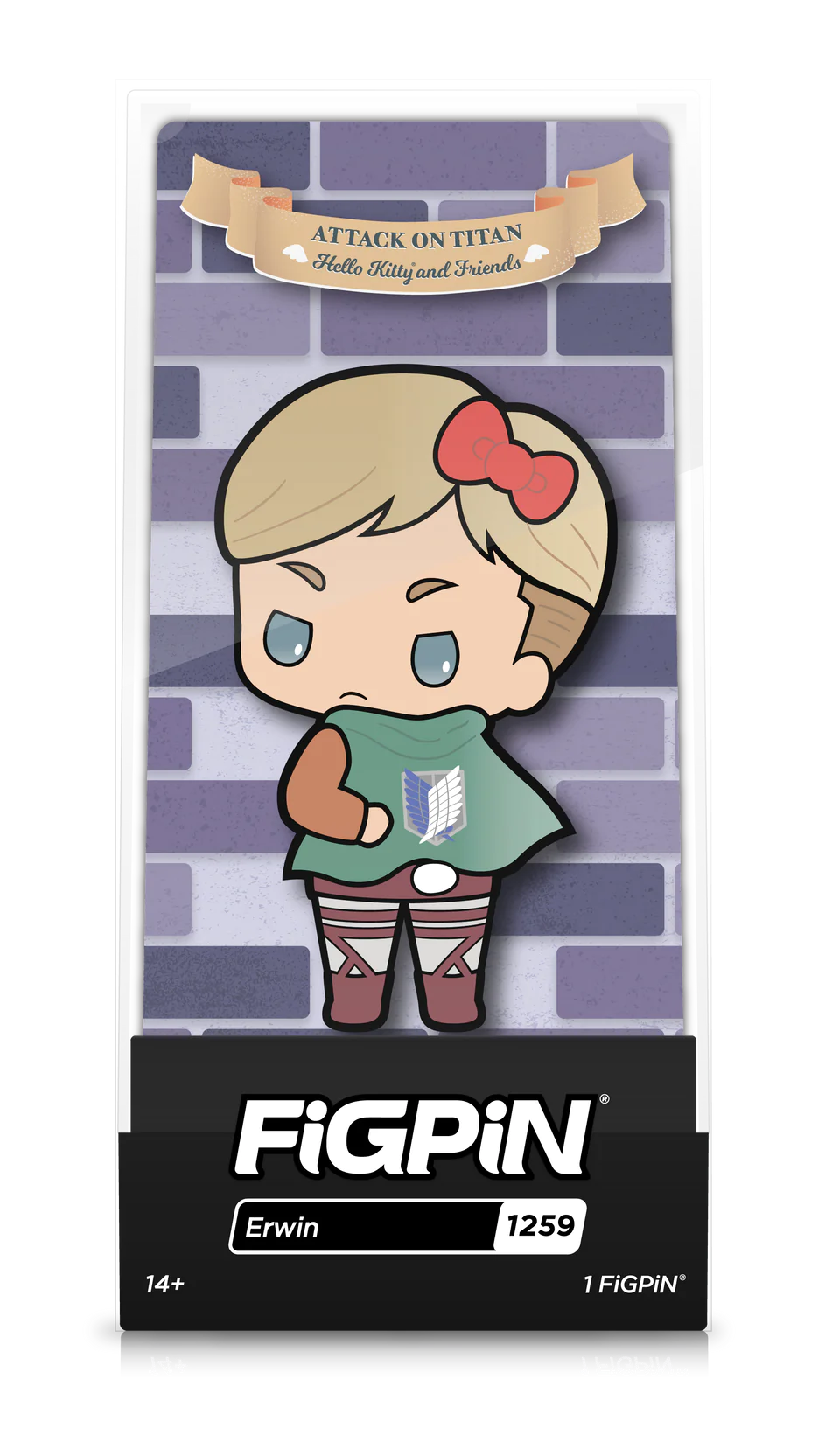 ATTACK ON TITAN X SANRIO-ERWIN (1259) FIGPIN