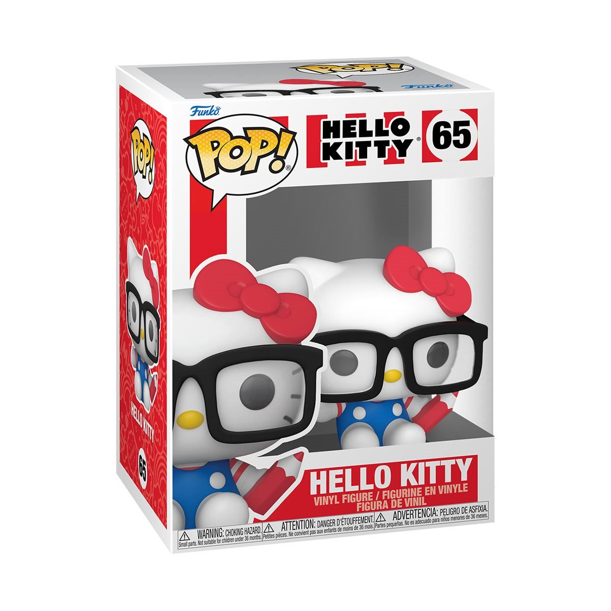 HELLO KITTY WITH GLASSES POP! VINYL FIGURE #65