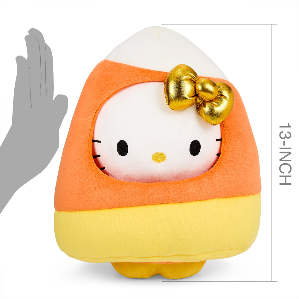 HELLO KITTY 13" HALLOWEEN PLUSH- CANDY CORN