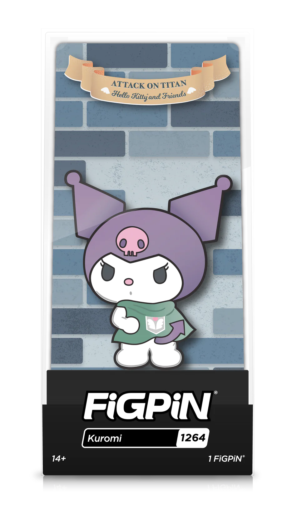 ATTACK ON TITAN X SANRIO-KUROMI (1264) FIGPIN