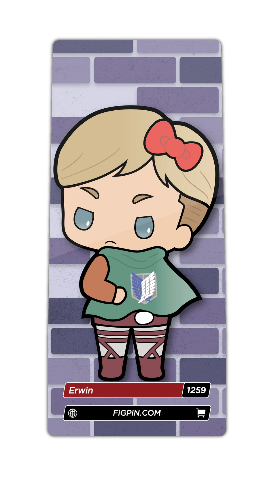 ATTACK ON TITAN X SANRIO-ERWIN (1259) FIGPIN