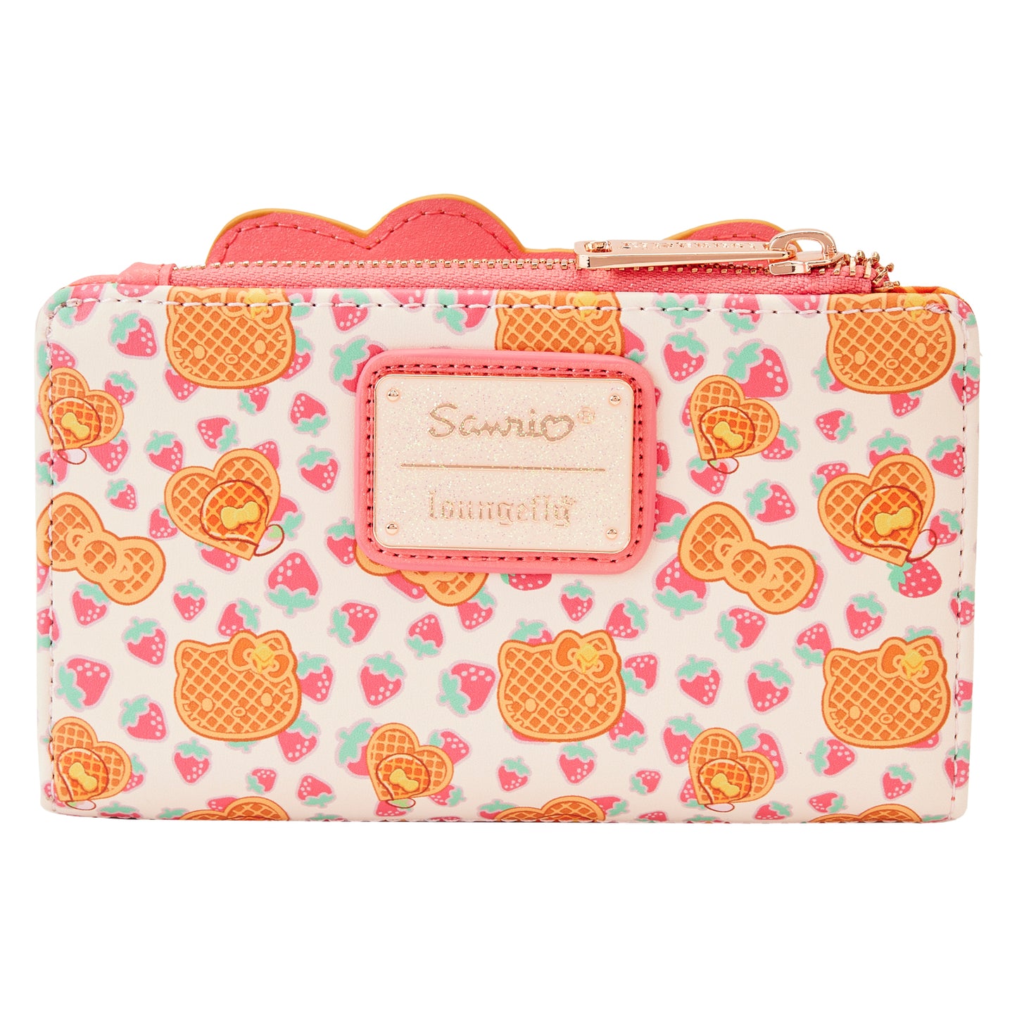 HELLO KITTY BREAKFAST WAFFLE FLAP WALLET