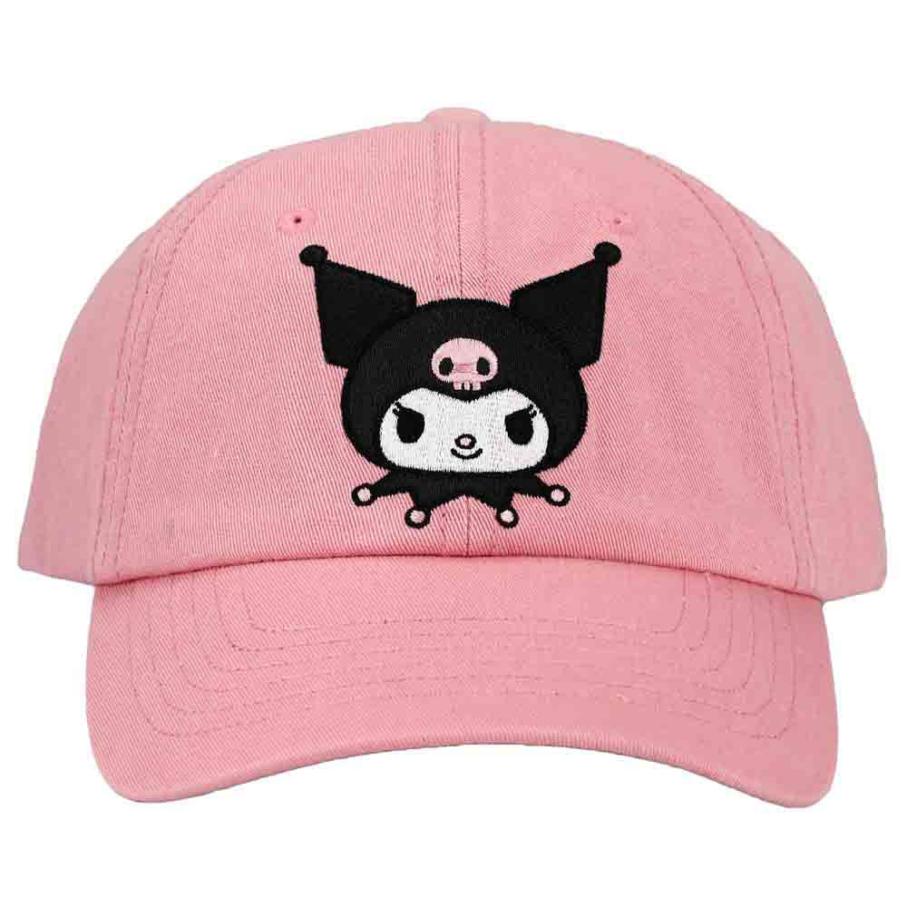 PINK KUROMI EMBROIDERED HAT