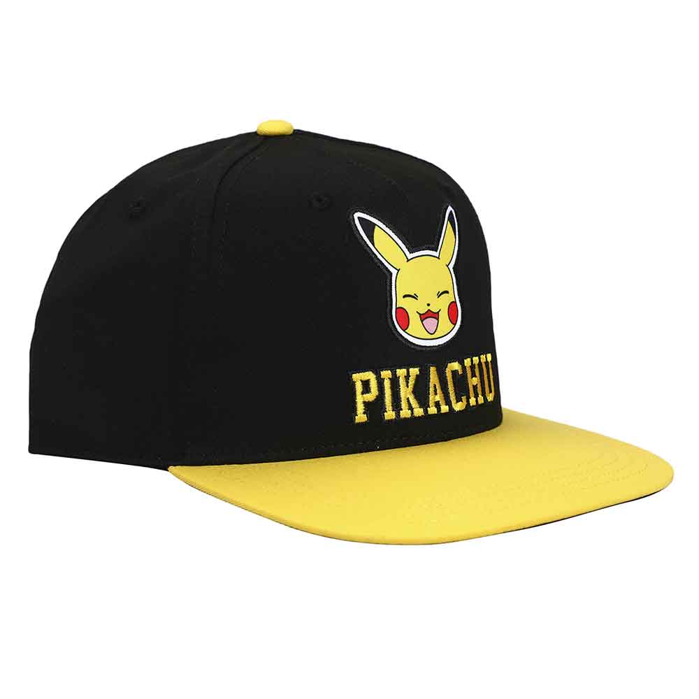 POKEMON PIKACHU TWILL FLAT BILL SNAPBACK