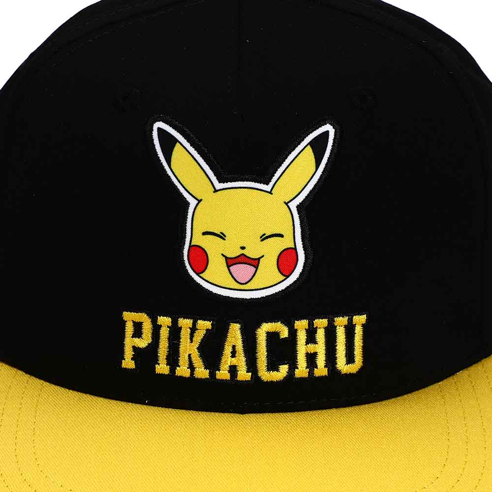POKEMON PIKACHU TWILL FLAT BILL SNAPBACK