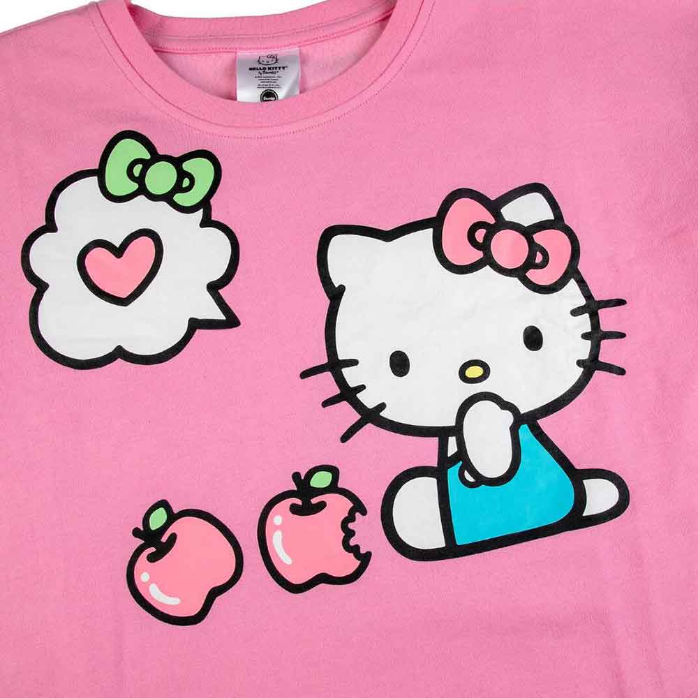 HELLO KITTY WISH JUNIORS CROPPED SWEATSHIRT