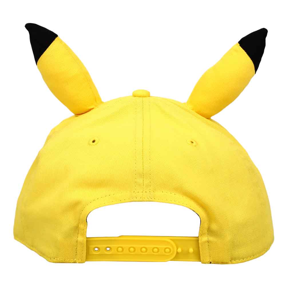 POKEMON PIKACHU 3D COSPLAY PRE-CURVED BILL SNAPBACK