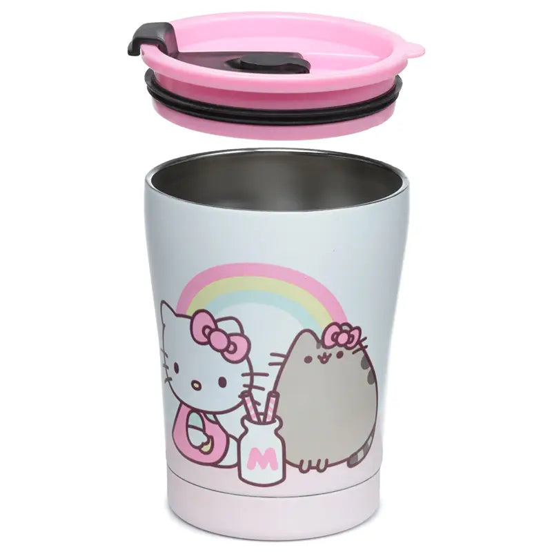 HELLO KITTY & PUSHEEN INSULATED FOOD & DRINK CUP
