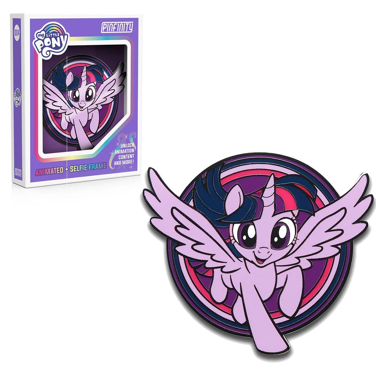 My Little Pony Twilight Sparkle Augmented Reality Enamel Pin