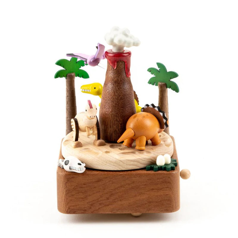 Dinosaur Land | Handmade Wooden Music Box