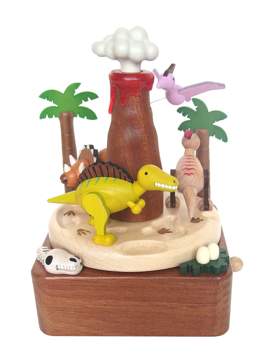 Dinosaur Land | Handmade Wooden Music Box