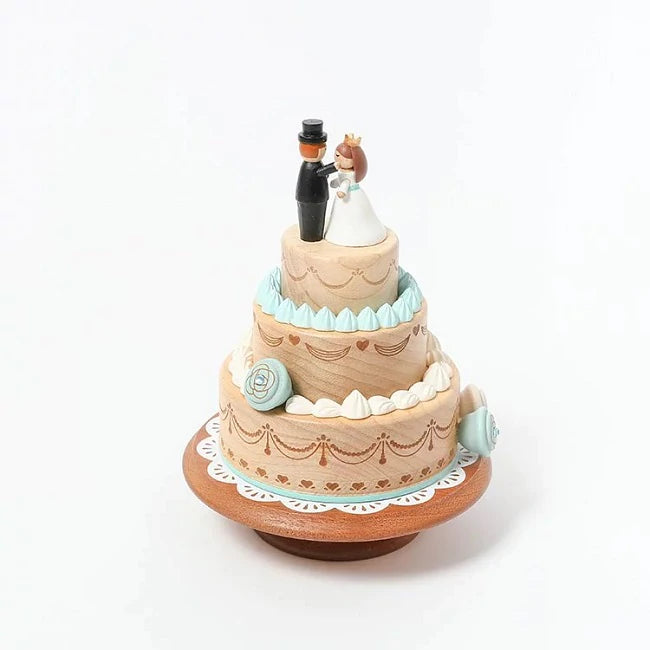 Couple Wedding Cake | Wooden Music Box