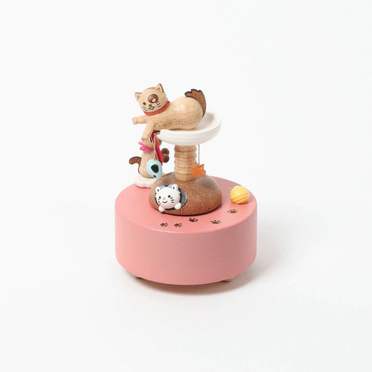 Kitty Playground | Wooden Music Box