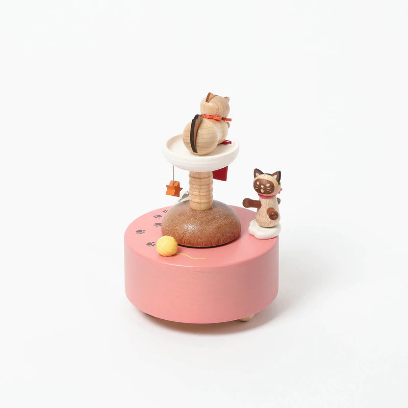 Kitty Playground | Wooden Music Box