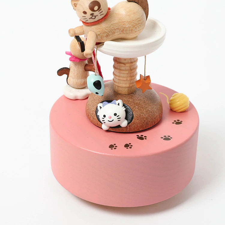Kitty Playground | Wooden Music Box