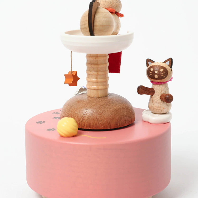Kitty Playground | Wooden Music Box