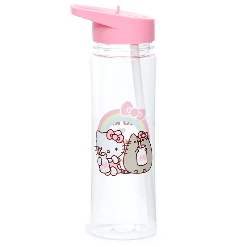 SHATTERPROOF BOTTLE - HELLO KITTY & PUSHEEN THE CAT