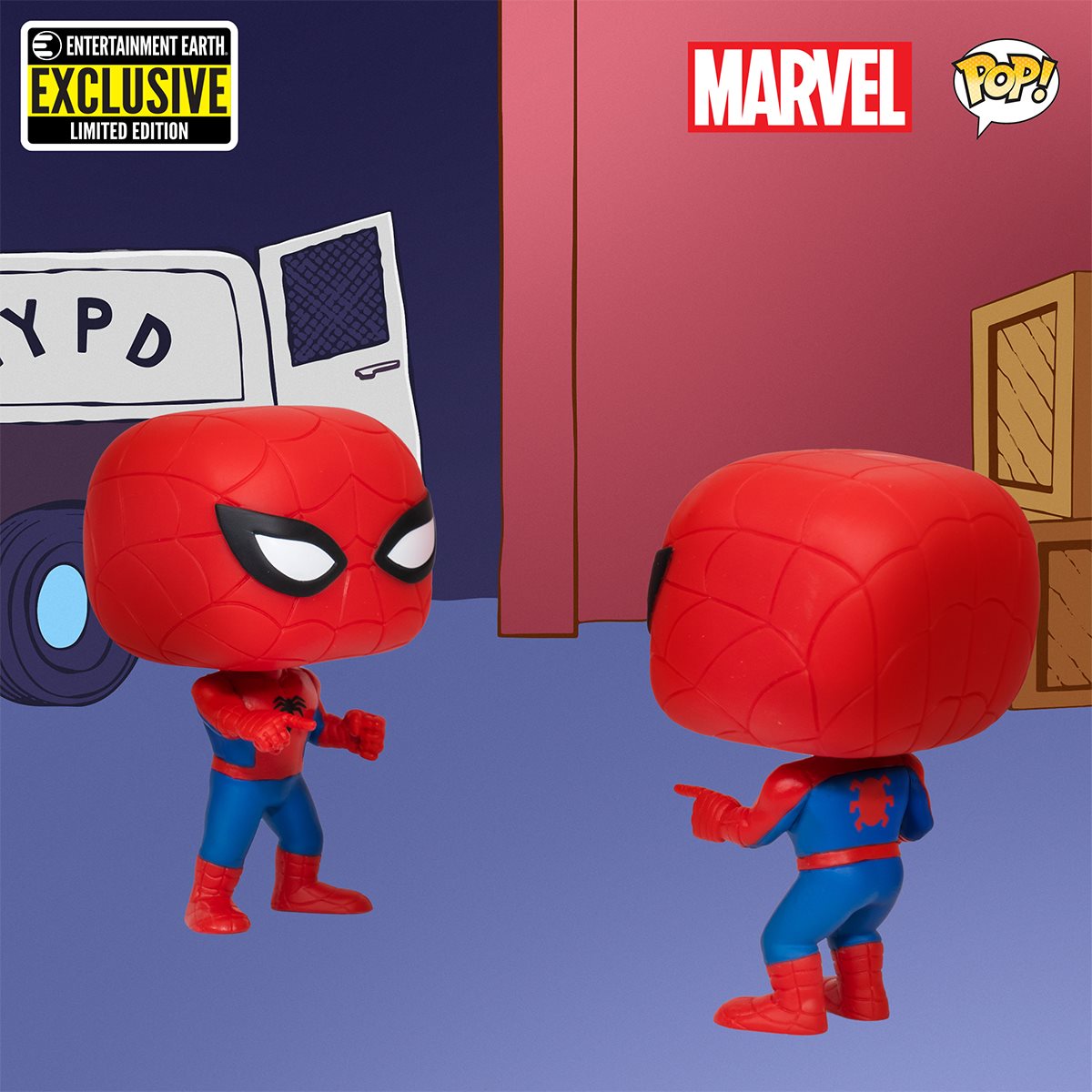 SPIDER-MAN IMPOSTER POP! VINYL FIGURE 2-PACK – ENTERTAINMENT EARTH EXCLUSIVE