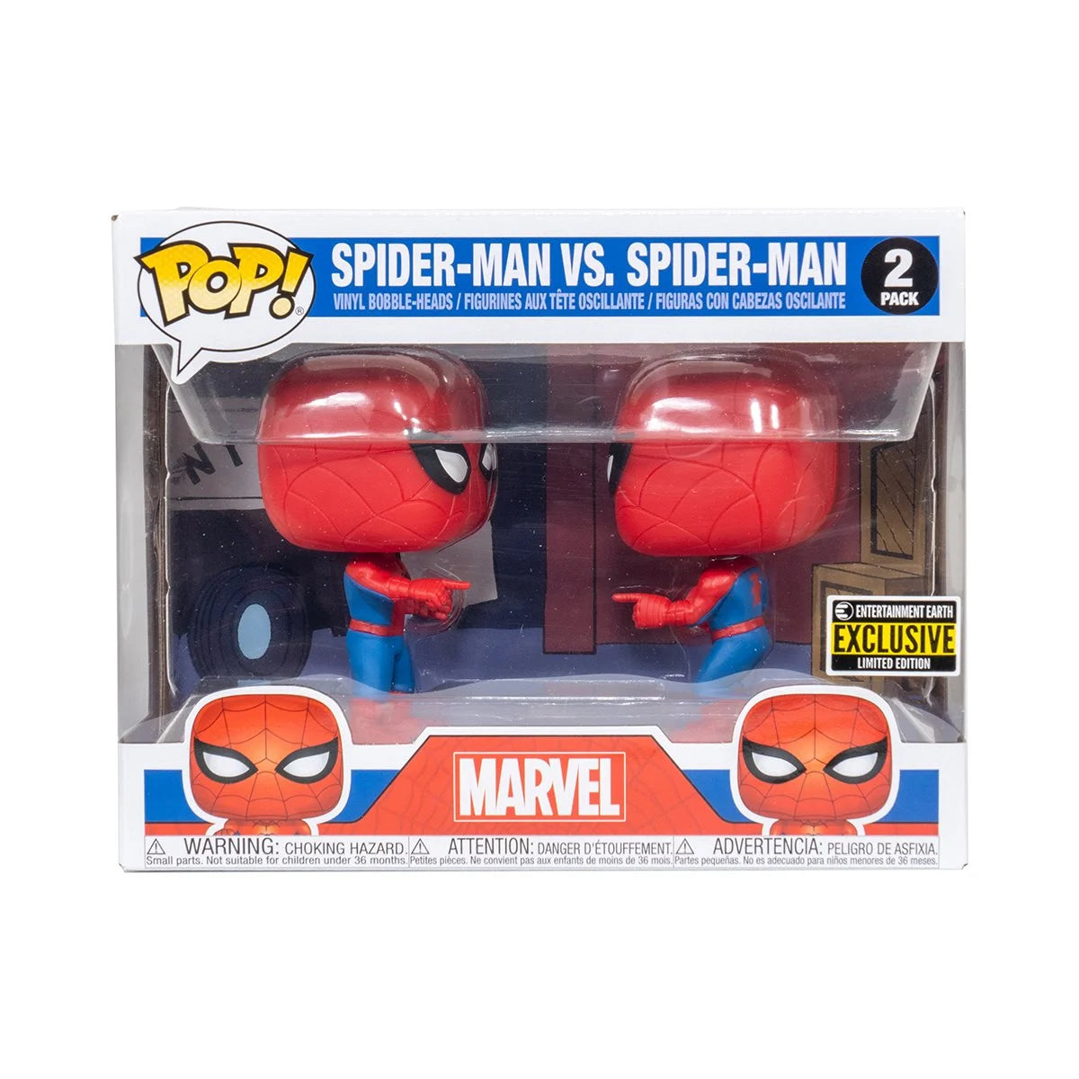 SPIDER-MAN IMPOSTER POP! VINYL FIGURE 2-PACK – ENTERTAINMENT EARTH EXCLUSIVE