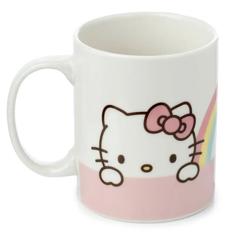 HELLO KITTY & PUSHEEN THE CAT PORCELAIN MUG