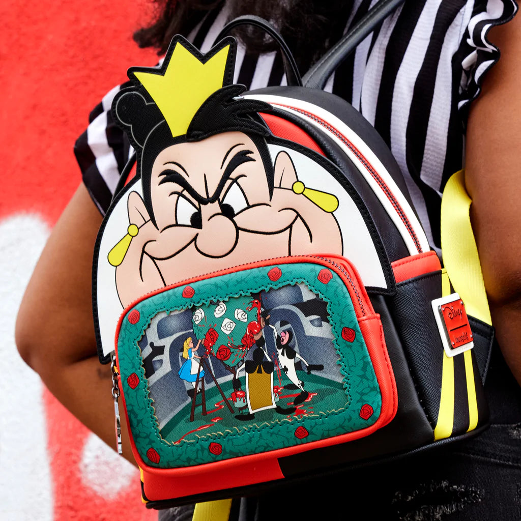 DISNEY VILLAINS SCENE SERIES QUEEN OF HEARTS MINI BACKPACK