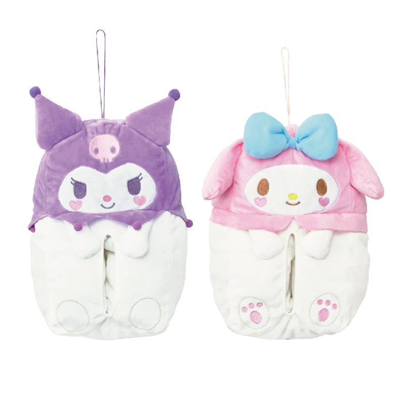 MY MELODY & KUROMI TISSUE PLUSH COVER