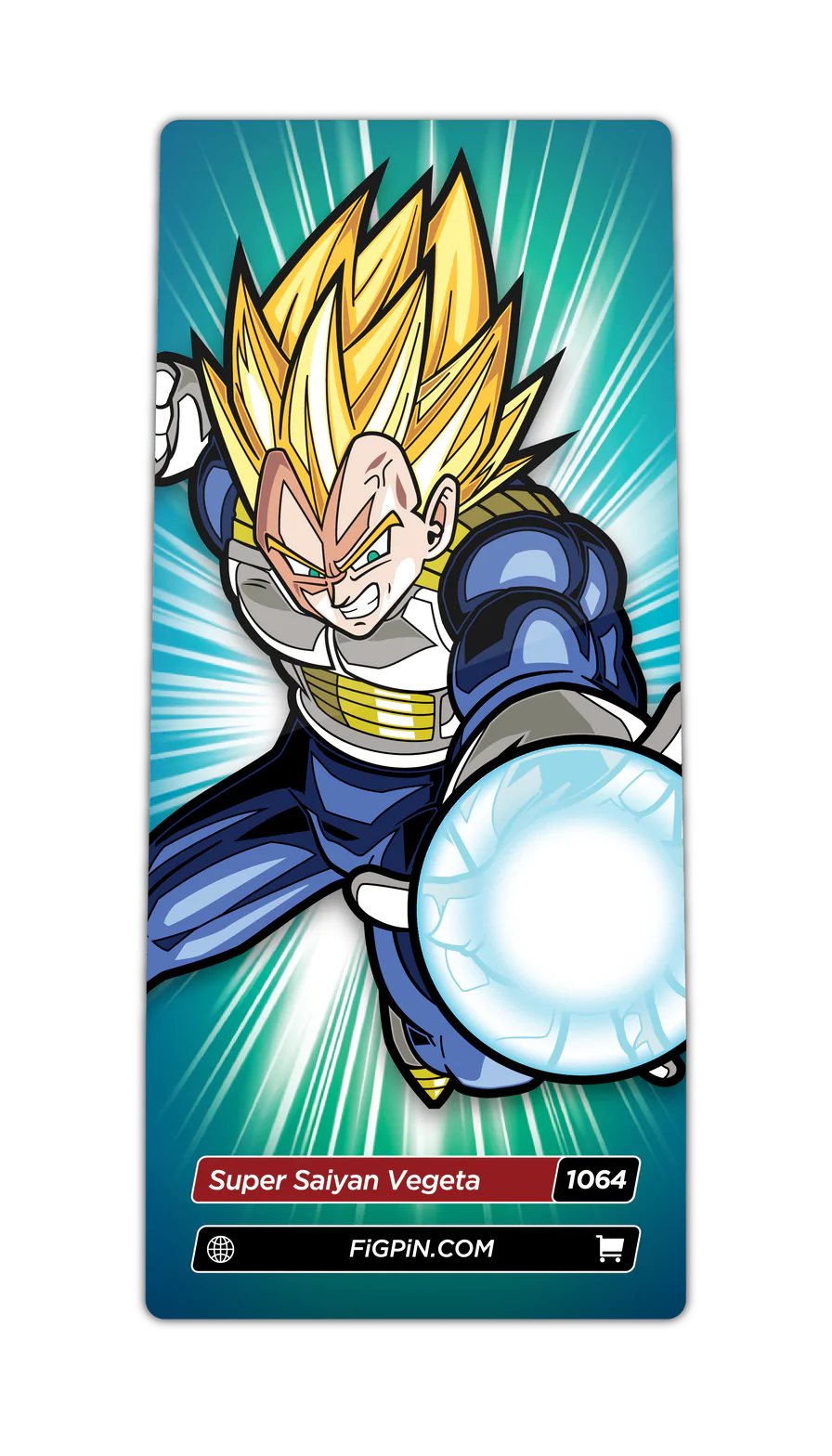 SUPER SAIYAN VEGETA 1064 FIGPIN