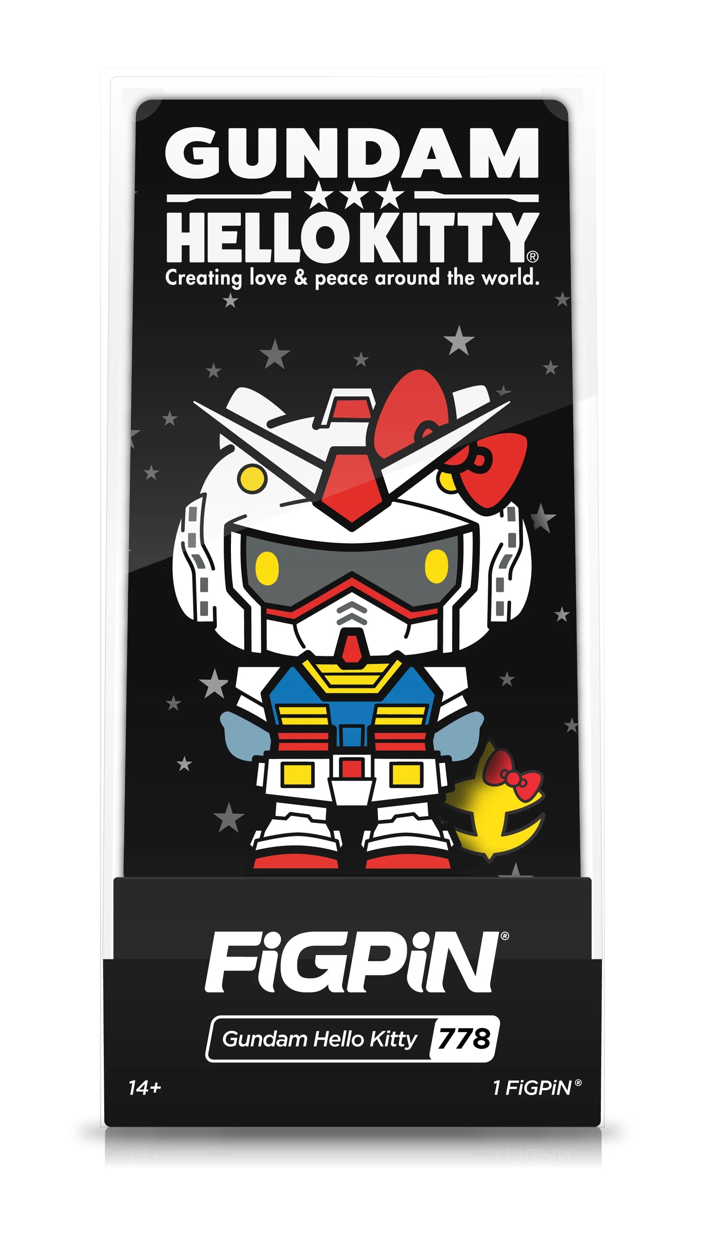 GUNDAM HELLO KITTY 778 FIGPIN