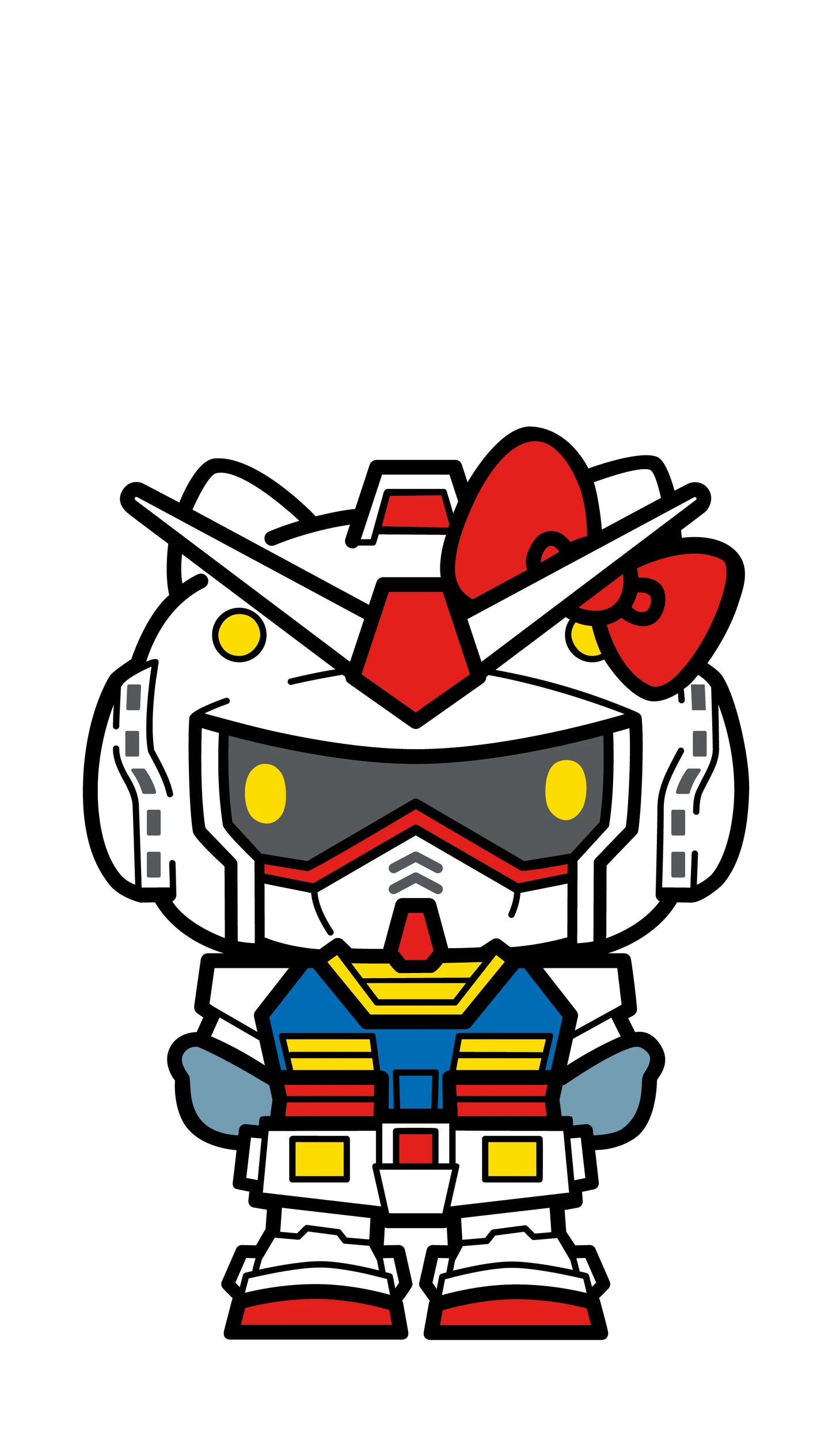 GUNDAM HELLO KITTY 778 FIGPIN