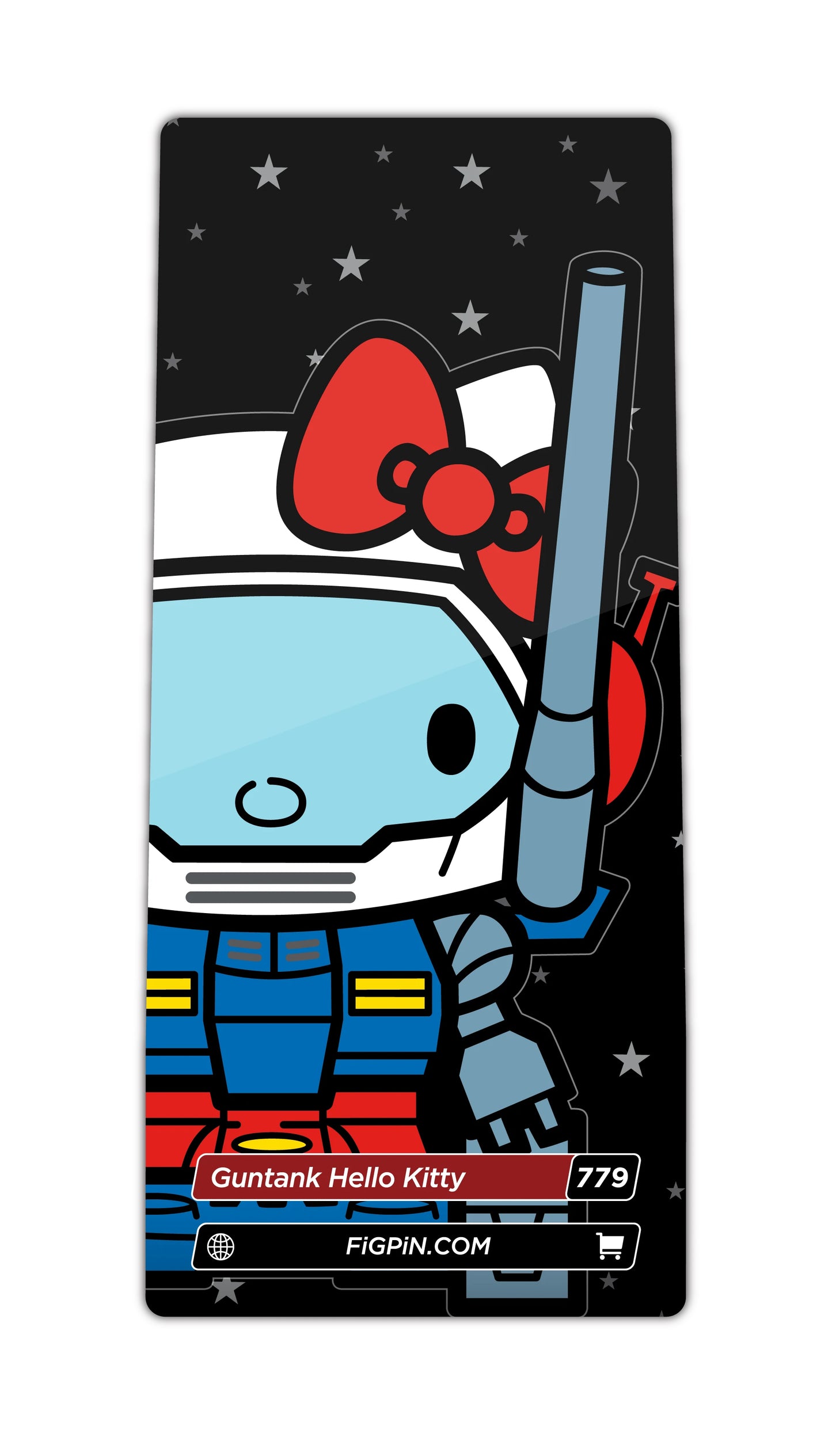 GUNTANK HELLO KITTY 779 FIGPIN