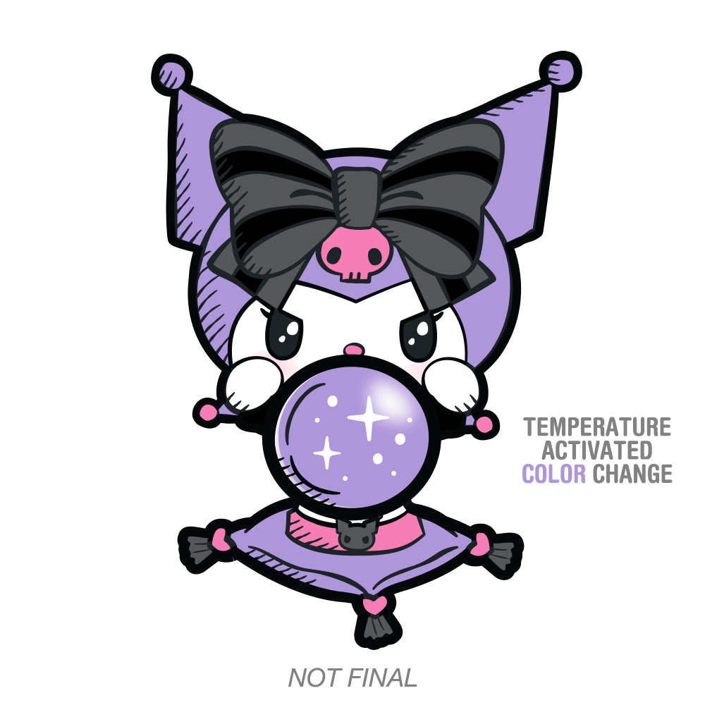 HELLO KITTY AND FRIENDS DELUXE KUROMI FORTUNE ENAMEL PINS *BLIND BOX*