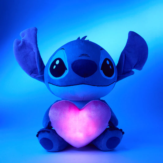 DISNEY 13" LILO & STITCH PLUSH- "I LOVE STITCH"