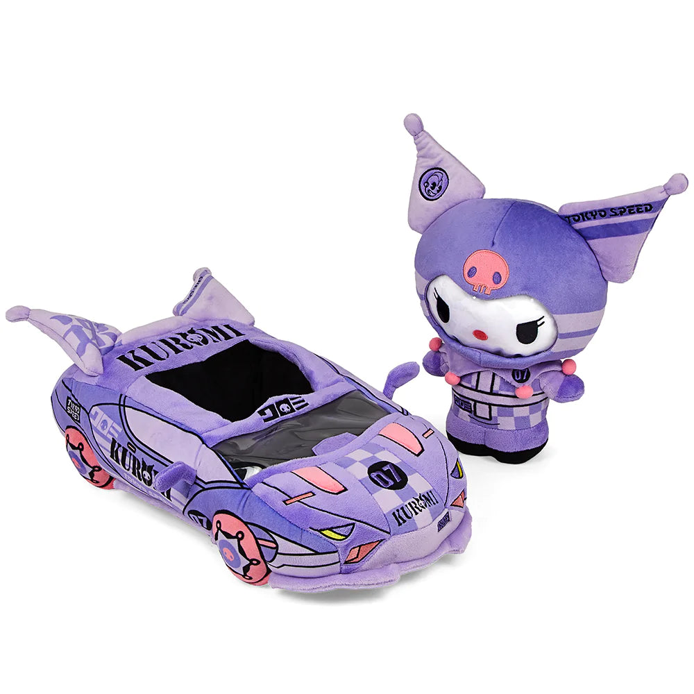 HELLO KITTY® AND FRIENDS TOKYO SPEED RACER KUROMI 13" INTERACTIVE PLUSH