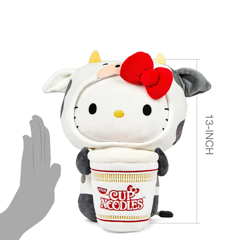 CUP NOODLES & HELLO KITTY BEEF CUP 16" INTERACTIVE PLUSH