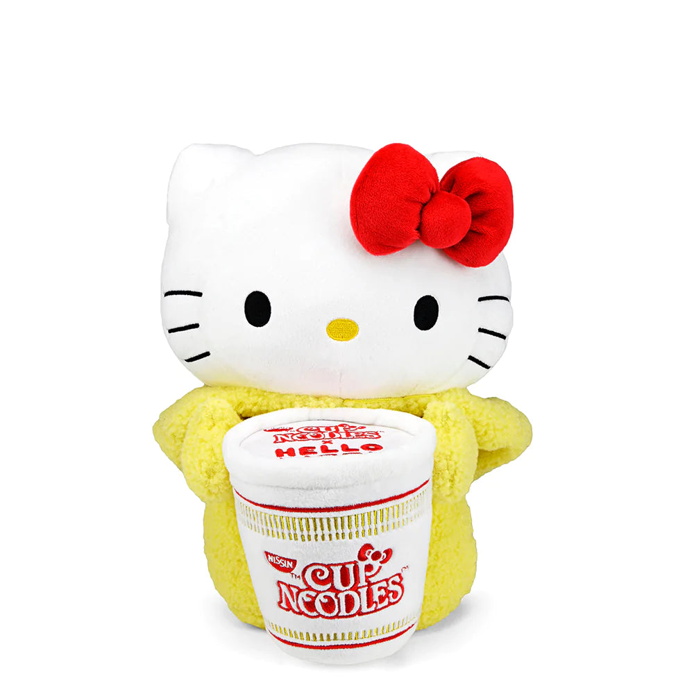 NISSIN CUP NOODLES X HELLO KITTY TEMPURA CUP 16" INTERACTIVE PLUSH